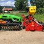 FORIGO G25 Umkehrfräse mit APV Sämaschine auf Green Climber LV500